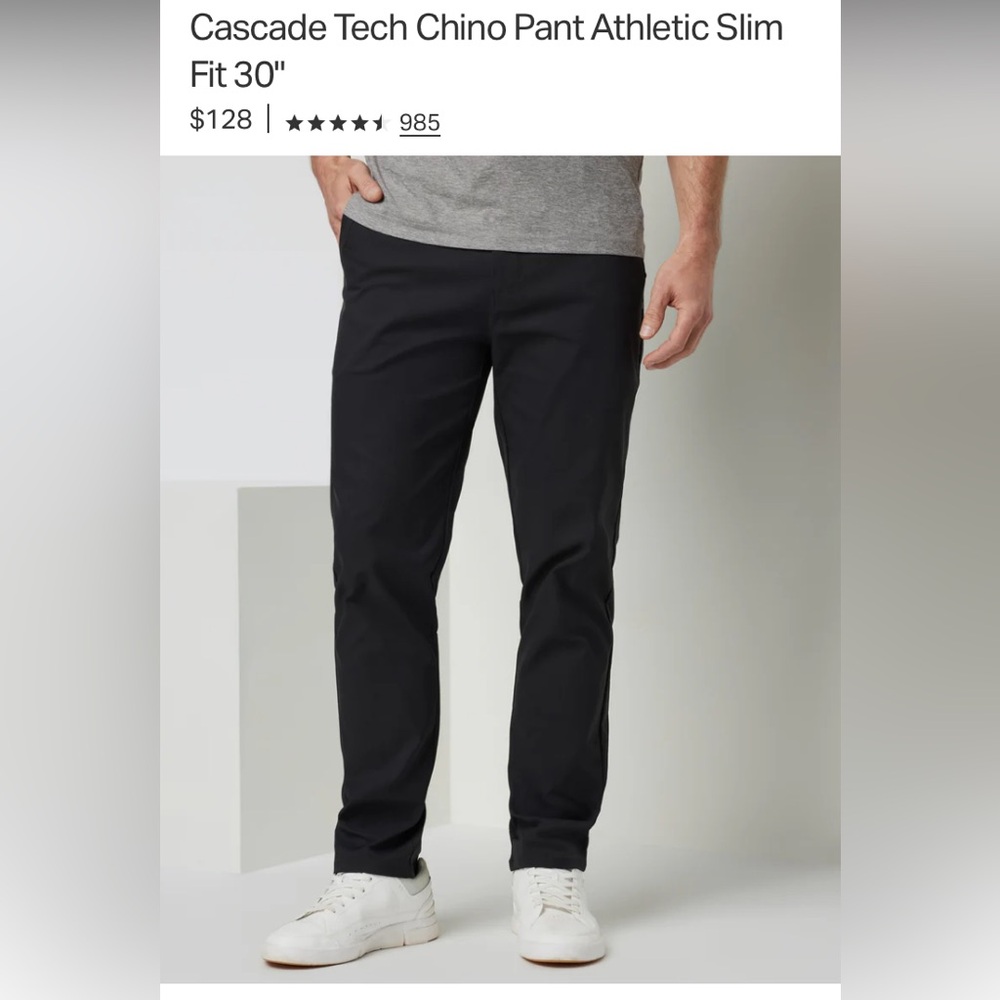 Vuori Men's Dark Chinos